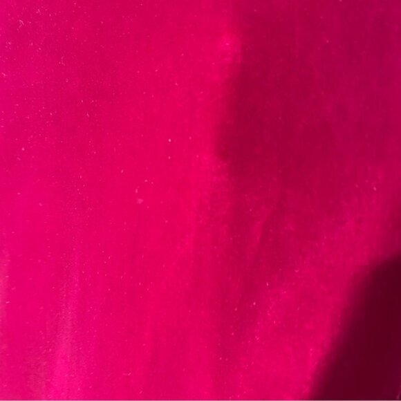 Vintage Dalia Collection Rich Burgundy Velour Pencil Maxi Skirt W Thigh Slit 6 - Picture 9 of 13